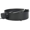 vidaXL rotācijas grila riņķa komplekts, 57 cm, melns