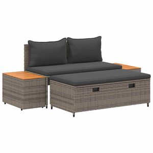 vidaXL Āra dīvānu komplekts 4 -Seater 4 gab. 55 x 30 x 39 cm