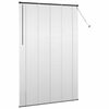 vidaXL Venēcijas žalūzijas ar aizkariem Melna 220 x 140 cm Alumīnijs