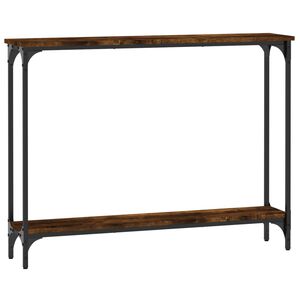 vidaXL konsoles galdiņ&scaron;, ozolkoka, 100x22,5x75 cm, inženierijas koks