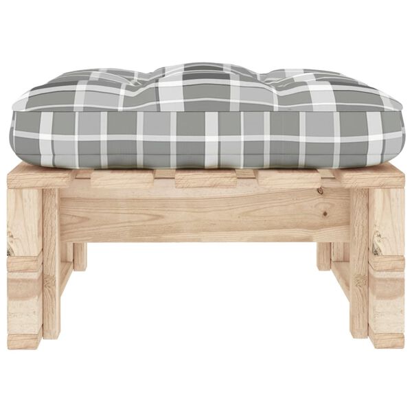 vidaXL dārza pale&scaron;u soliņ&scaron;, impregnēts priedes koks