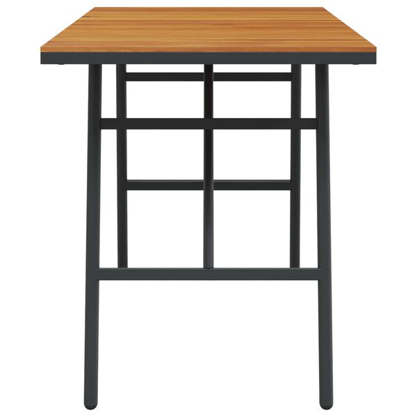 vidaXL Ēdamgalds Brūna 110 x 55 x 62 cm Cietā akācijas koks