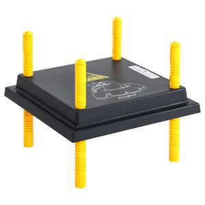 vidaXL sildošā plāksne cāļiem un pīlēm, 25x25 cm