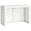 vidaXL Gaisa kondicioniera pārsegs Balts 90 x 40 x 60 cm Tērauds