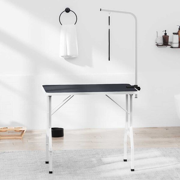 vidaXL mājdzīvnieku galds, kaķiem un suņiem, pielāgojams ar 1 cilpu