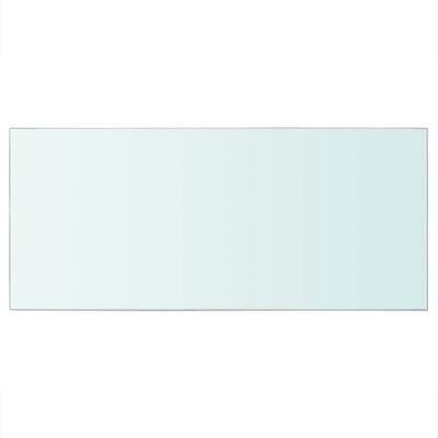 vidaXL sienas plaukti, 2 gab., 50x25 cm, caurspīdīgs stikls