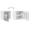 vidaXL Virtuves Skapis Lucca 2 pcs Betona pelēks 40 x 31 x 40 cm