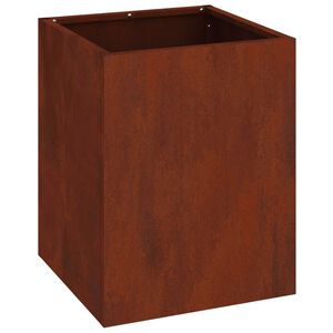 vidaXL Dārza stādītājs Rūsa 32 x 32 x 40 cm Novecināts tērauds