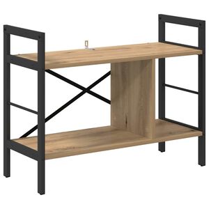 vidaXL Grāmatu plaukts 3 līmeņi 75 x 30 x 58,5 cm Inženierijas koks