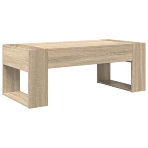 vidaXL Kafijas galdiņ&scaron; Sonoma ozols 110 x 50 x 41 cm Inženierijas koks