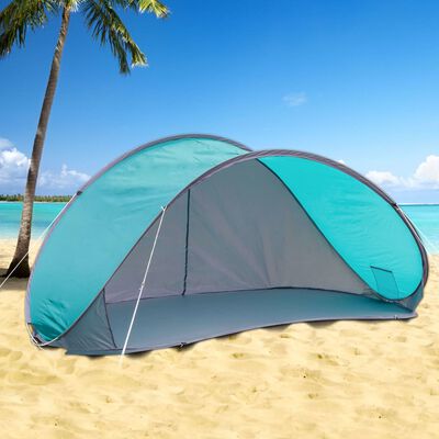 HI pludmales telts, zila