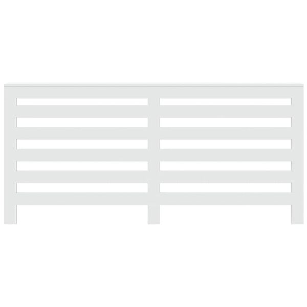 vidaXL radiatora pārsegs, balts, 175x20x82 cm, inženierijas koks