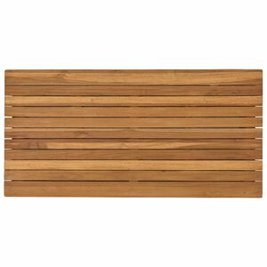 vidaXL Galda virsma 90 x 45 x 3,5 cm Taisnstūra Ciets tek&scaron;a koks