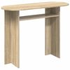 vidaXL Konsoles galds ar uzglabā&scaron;anu Sonomas ozols 100 x 39,5 x 75 cm