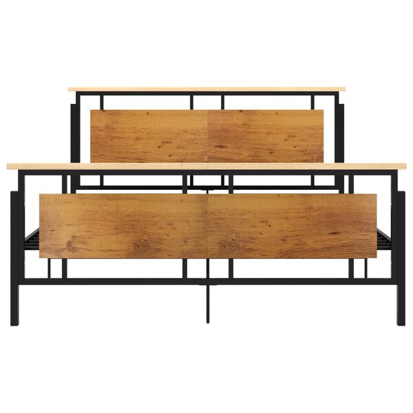 vidaXL gultas rāmis, metāls, 160x200 cm