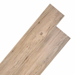 vidaXL Grīdas dēļi Brūna 5,26 m&sup2; 18 gab. PVC