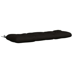 vidaXL Solspilvens VIANEN 100% poliesters Melns 100 x 40 x 12 cm