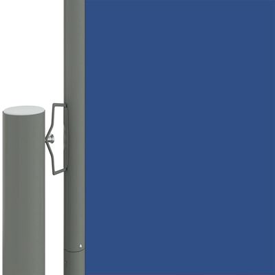 vidaXL izvelkams sānu aizslietnis, zils, 180x1200 cm