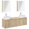 vidaXL Vannas istabas skapju komplekts 5 gab. Sonomas ozols