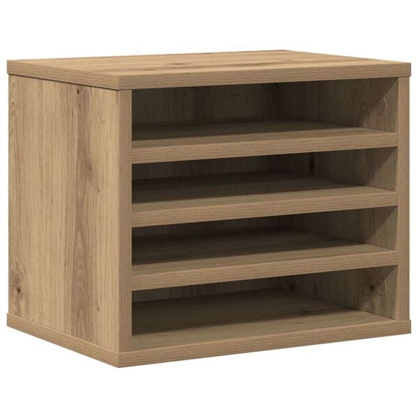 vidaXL Galda organizators amatnieku ozola 36 x 26 x 29.5 cm