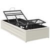 vidaXL Elektriskā regulējamā gultas rāmis Balts 200 x 100 x 33,5 cm