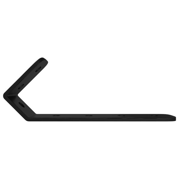 vidaXL Āķi 2 pcs Melna M5 x 110 mm Dzelzs