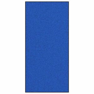 vidaXL Durvju paklājs Zils un melns 120 x 250 cm 100% poliamīds