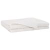 vidaXL Svars sega Balts 200 x 230 cm 9 kg 100% Kokvilna 205T