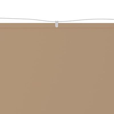 vidaXL vertikāla markīze, pelēkbrūna, 60x270 cm, Oksfordas audums