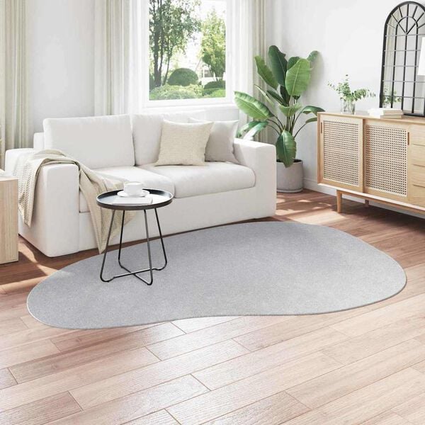 vidaXL Paklājs HUARTE Pelēka 160 x 230 cm Poliesters