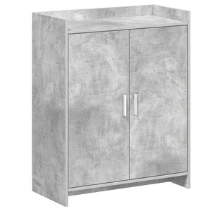 vidaXL Apavu skapis Betona pelēks 73,5 x 36 x 92 cm Inženierijas koks