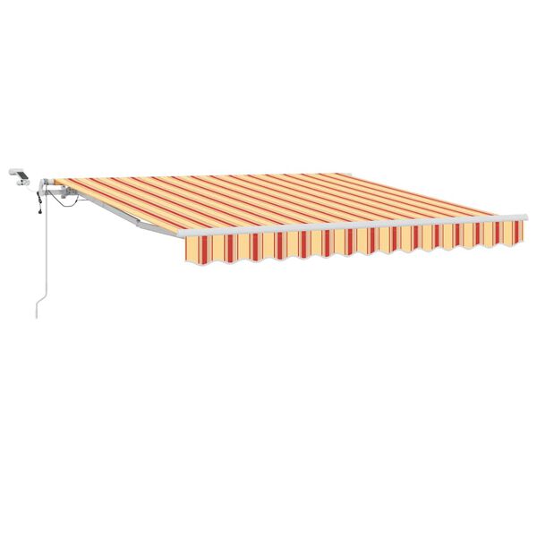 vidaXL Izvelkams jumtiņ&scaron; Dzeltena un oranža 300 x 250 cm