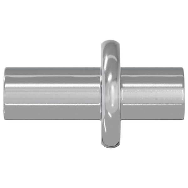 vidaXL Plauktu stiprinājums 12 pcs Sudraba 8,6 x 8,6 x 14,6 mm Tērauds