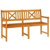 vidaXL Āra sols 150 x 56 x 90 cm Cietā akācijas koks Dabiska