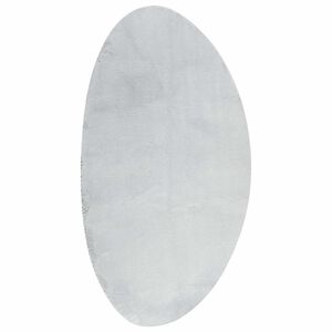 vidaXL Paklājs HUARTE Pelēka 80 x 150 cm Poliesters
