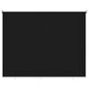 vidaXL Āra rullo aizkars 90% UV aizsardzība Melns 200 x 140 cm HDPE