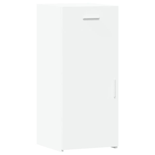 vidaXL kumode, balta, 40x42,5x93 cm, inženierijas koks