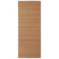 Paklājs, taisnstūra, brūns bambuss, 80x300 cm