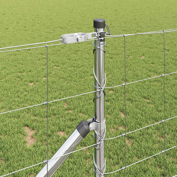 vidaXL Žoga āķis Cinkots 25 x 1 m Tērauds