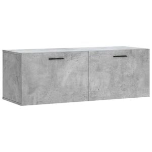 vidaXL sienas skapītis, pelēks, 100x36,5x35 cm, inženierijas koks