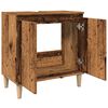 vidaXL izlietnes skapītis, veca koka, 58x33x60 cm, inženierijas koks