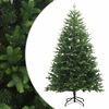 vidaXL Mākslīgā Saliekamā Ziemassvētku Egle 120 cm PVC un metāls Zaļa