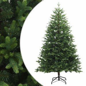 vidaXL Mākslīgā Saliekamā Ziemassvētku Egle 120 cm PVC un metāls Zaļa