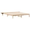 vidaXL Gultas rāmja komplekts ar sānu galdiem Dabiska 180 x 220 cm