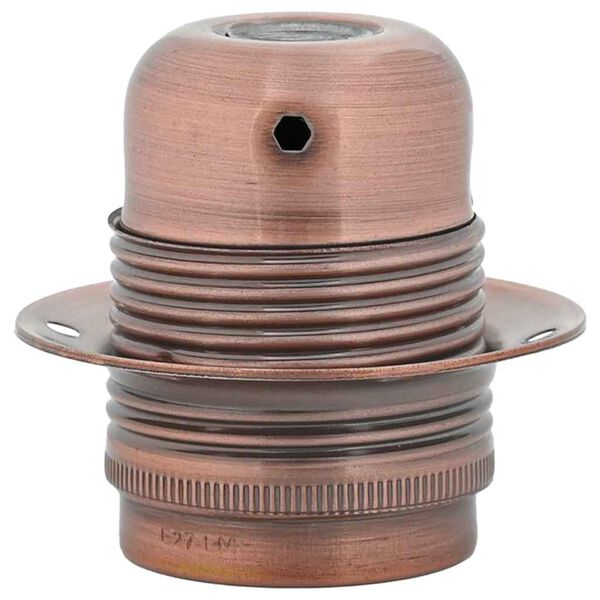 vidaXL Lampu turētāji 2 gab Red Bronze E27