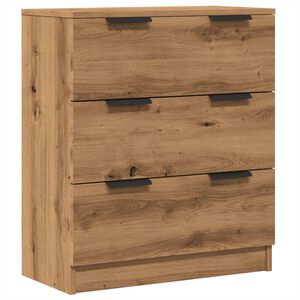 vidaXL kumode, koka krāsa, 60x30x70 cm, inženierijas koks
