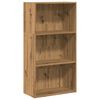 vidaXL grāmatu plaukts, koka krāsa, 60x30x114 cm, inženierijas koks