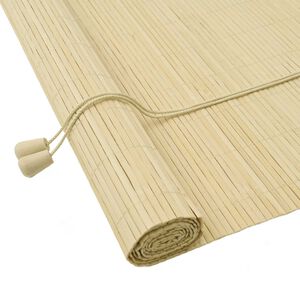 vidaXL Rullo žalūzija Dabiska 130 x 220 cm Bambuss