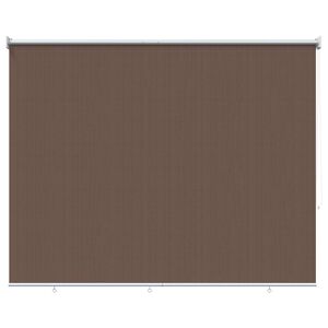 vidaXL Āra rullo aizkars 90% UV aizsardzība Pelēkbrūna 200 x 140 cm
