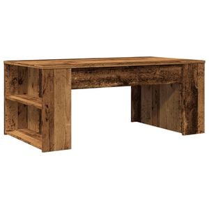 vidaXL kafijas galdiņ&scaron;, veca koka, 102x55x42 cm, inženierijas koks